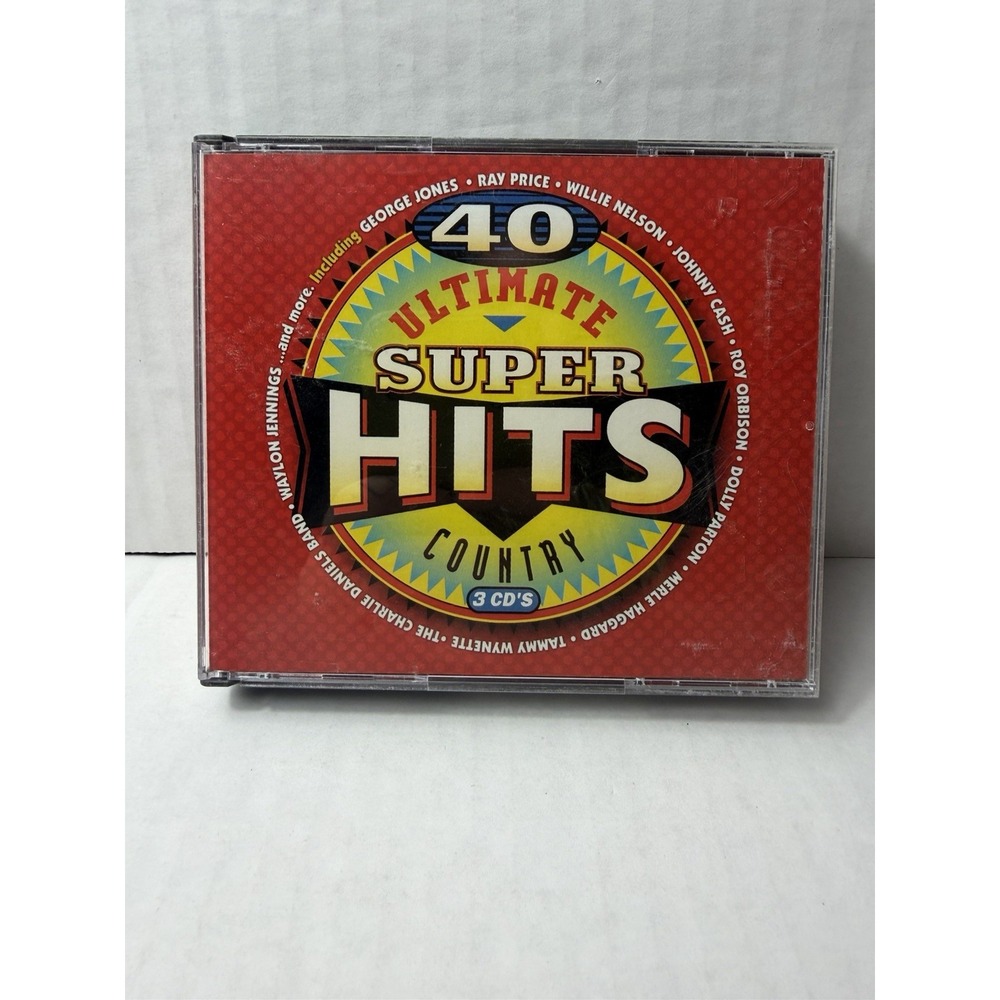 Ultimate Country music Super Hits 3 CD Collection, Willie Nelson, Johnny Cash